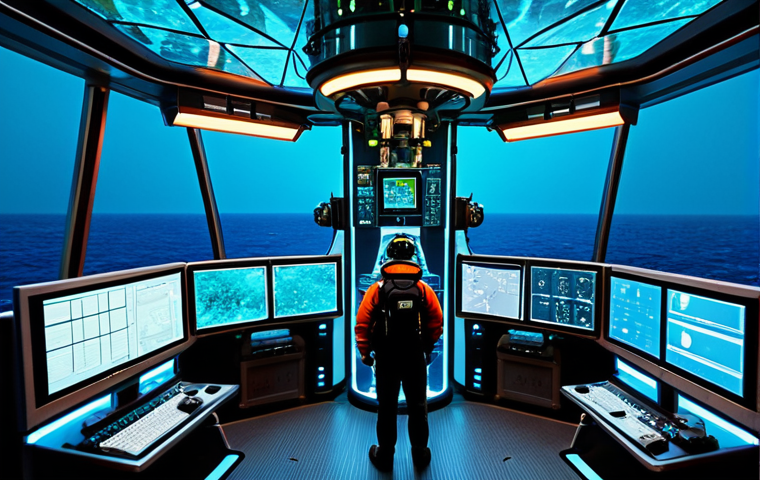 **

"A futuristic deep-sea natural gas drilling platform, fully automated, surrounded by diverse marine life, bioluminescent coral, clear ocean water, safe for work, appropriate content, fully clothed engineers monitoring operations from a control room via holographic displays, professional, perfect anatomy, natural proportions, high-resolution, clean energy future, modest technology, family-friendly."

**