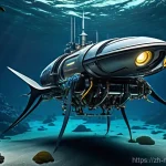 해양자원 개발 기업 - **Prompt Title: Advanced Deep-Sea Mineral Exploration**
    **Detailed Prompt:** A majestic, futuris...