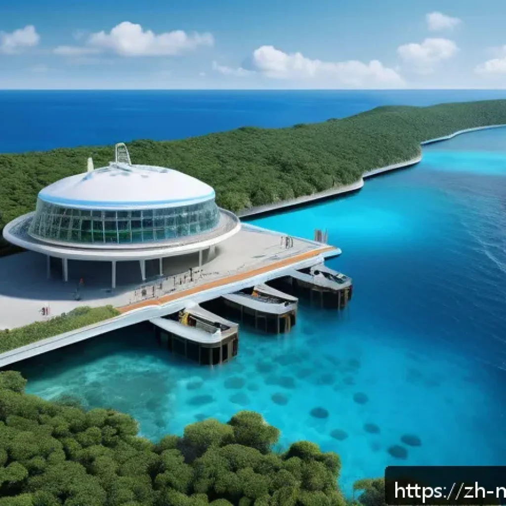 해양자원 개발을 위한 국제적 협력 - A futuristic international marine research station with scientists from diverse countries collaborat...